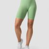 Dame ICIW Seamless | Ribbed Define Seamless Biker Shorts Wmn Spring Green