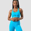 Dame ICIW Sport-Bh | Scrunch Adjustable Sports Bra Blue