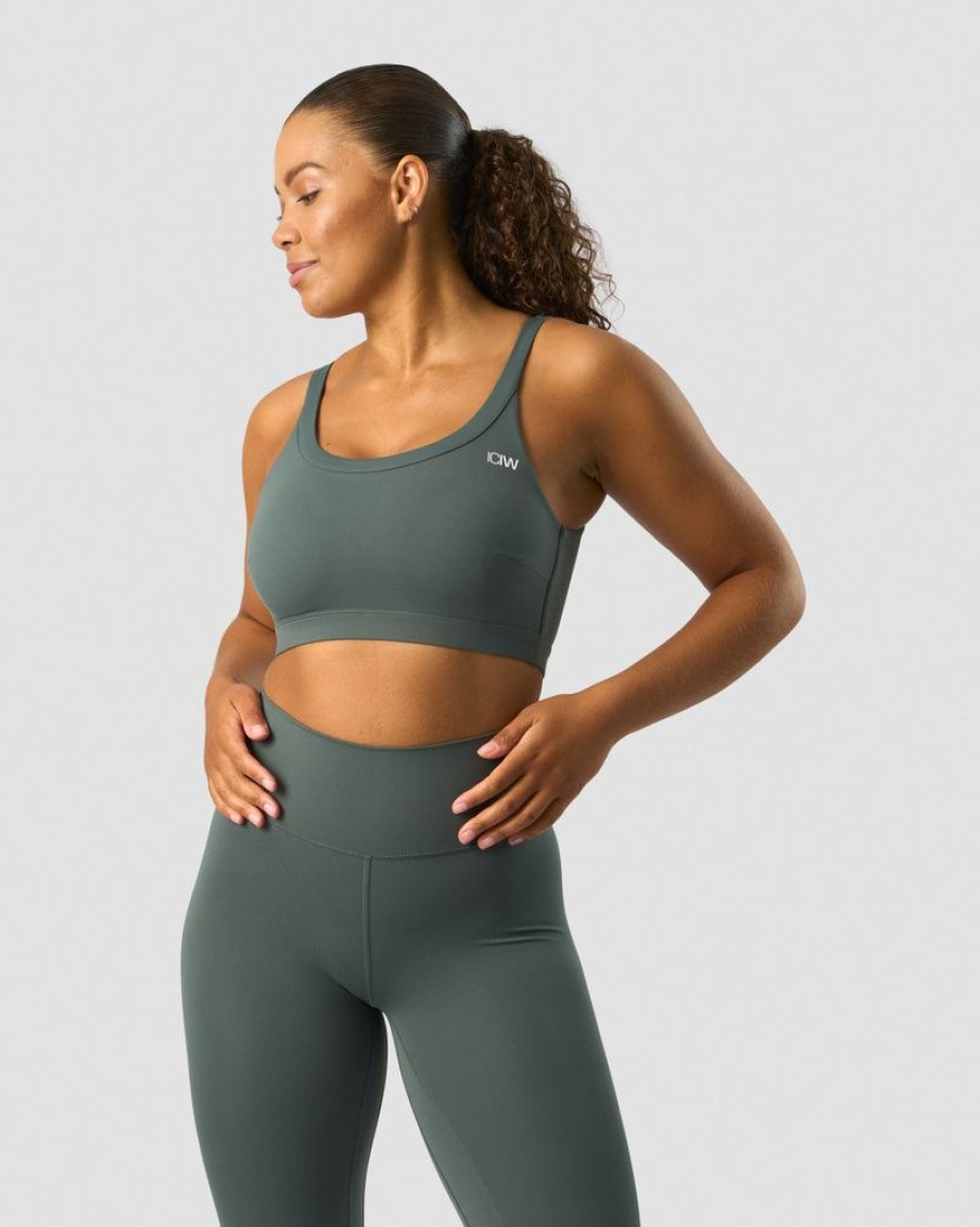 Dame ICIW Sport-Bh | Nimble Sports Bra Elm Green