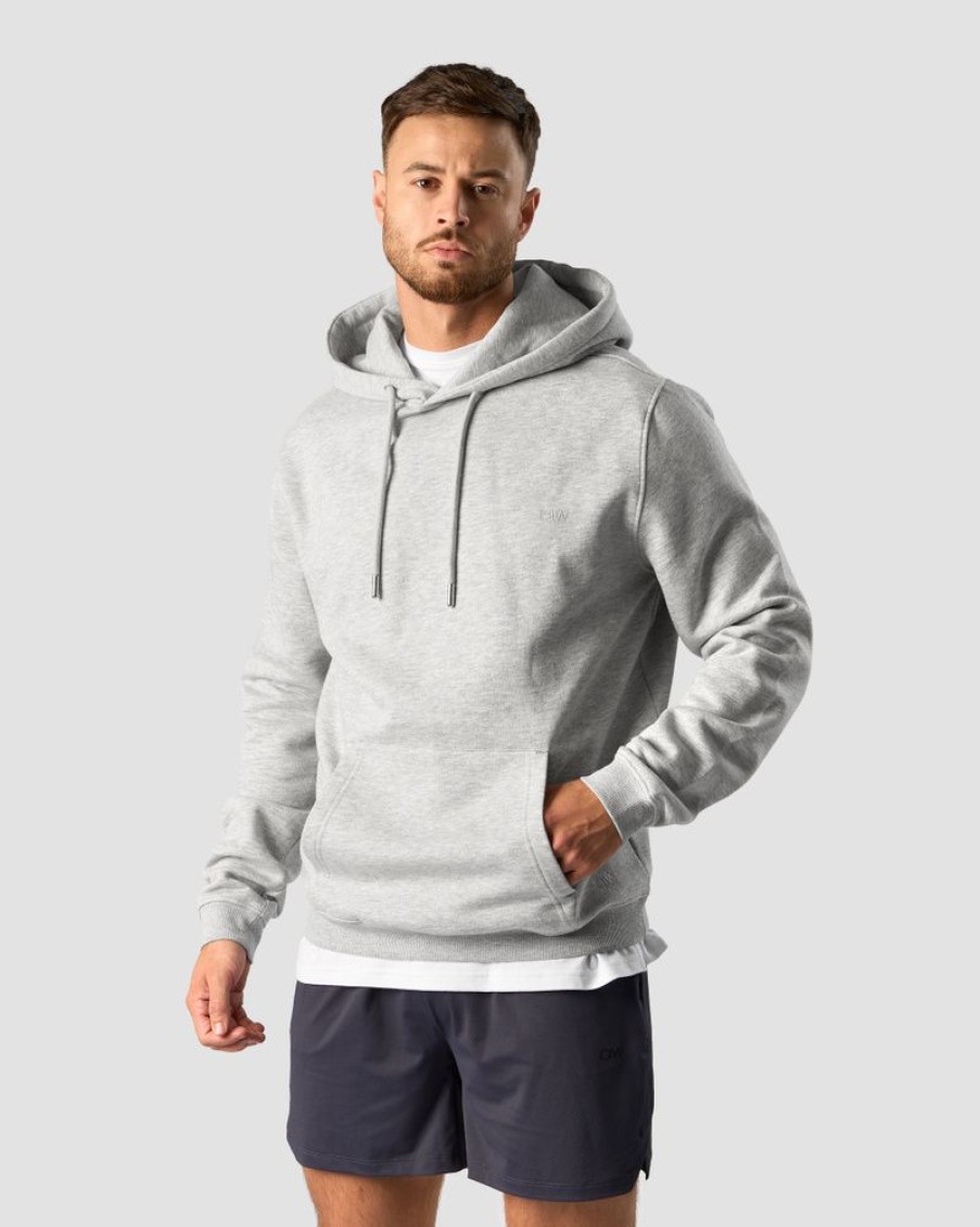 Herre ICIW Langermet | Everyday Hoodie Side Logo Men Light Grey Melange