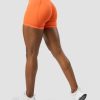 Dame ICIW Shorts | Scrunch V-Shape Tight Shorts Orange