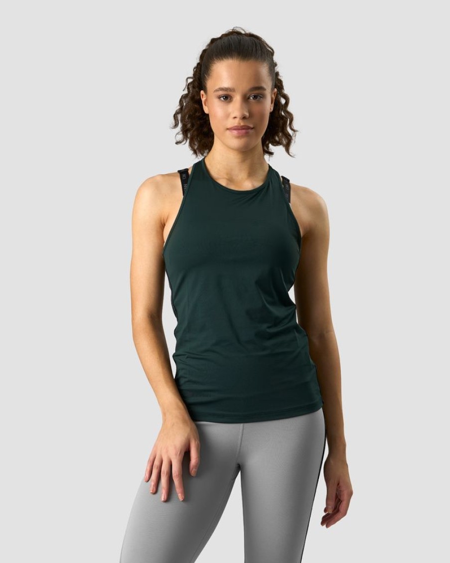 Dame ICIW Topper | Ultimate Training Tank Top Deep Green