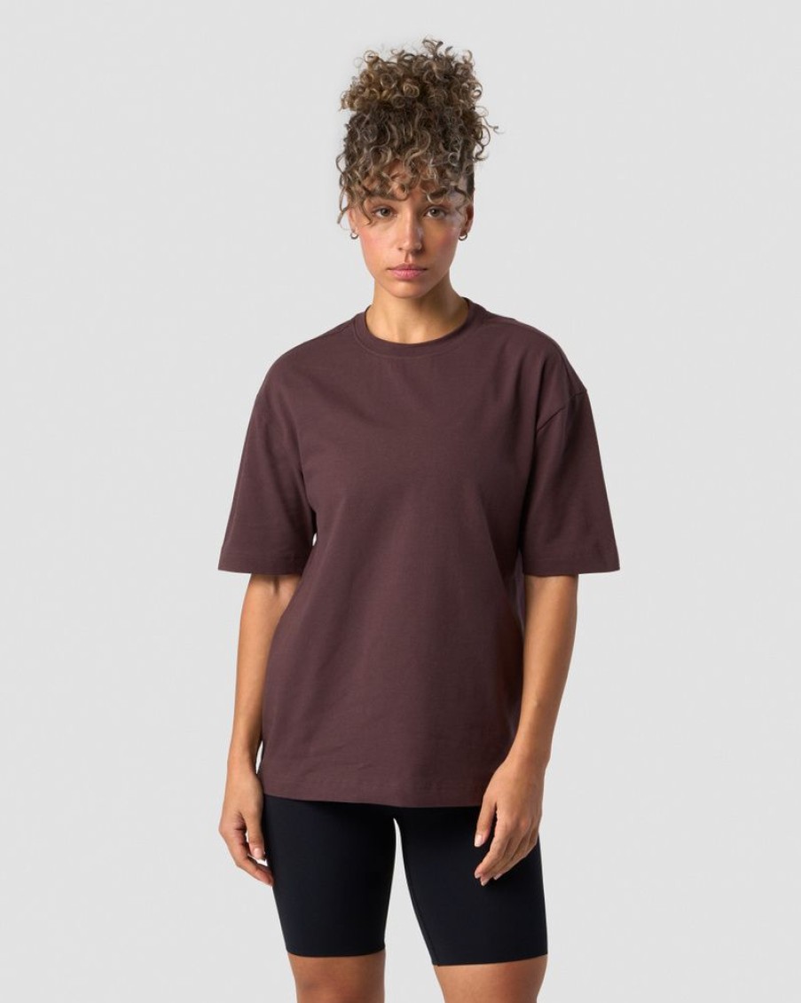 Dame ICIW T-Shirts | Everyday Cotton T-Shirt Burgundy