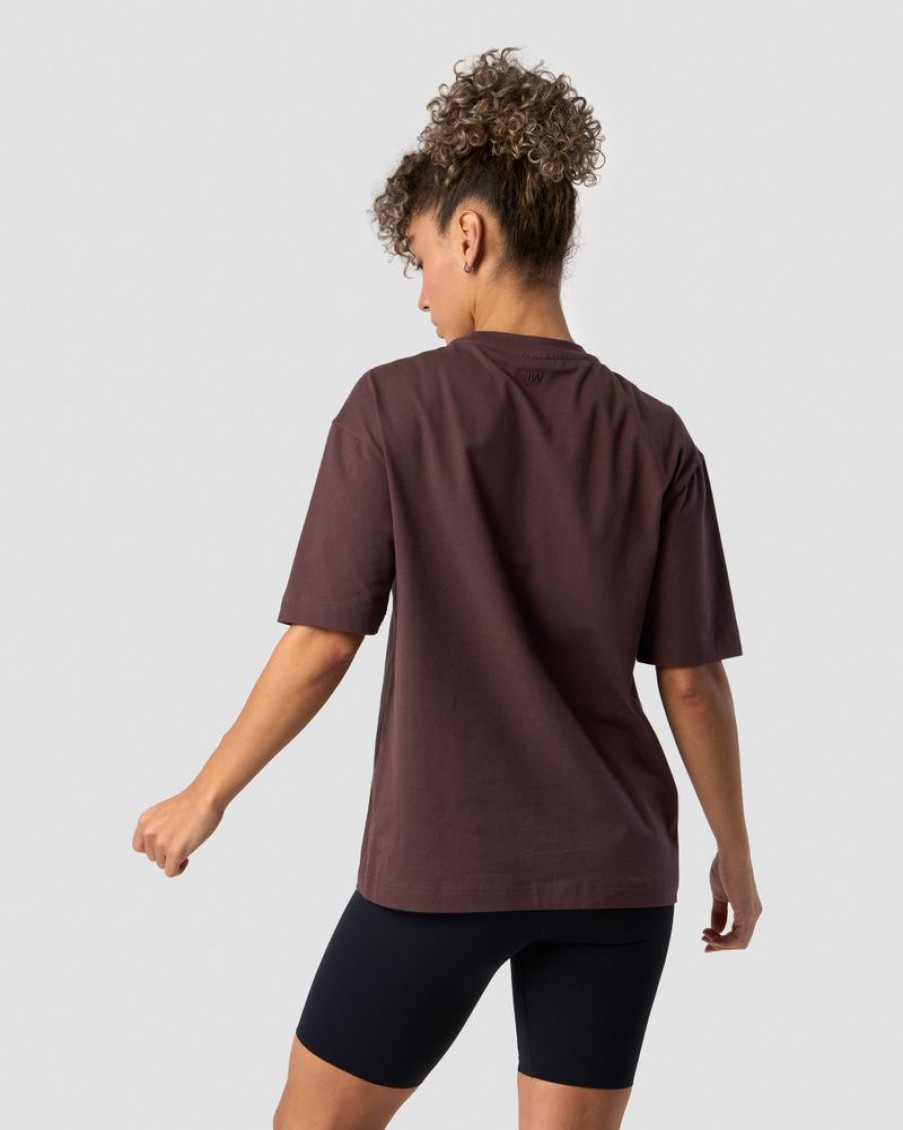 Dame ICIW T-Shirts | Everyday Cotton T-Shirt Burgundy