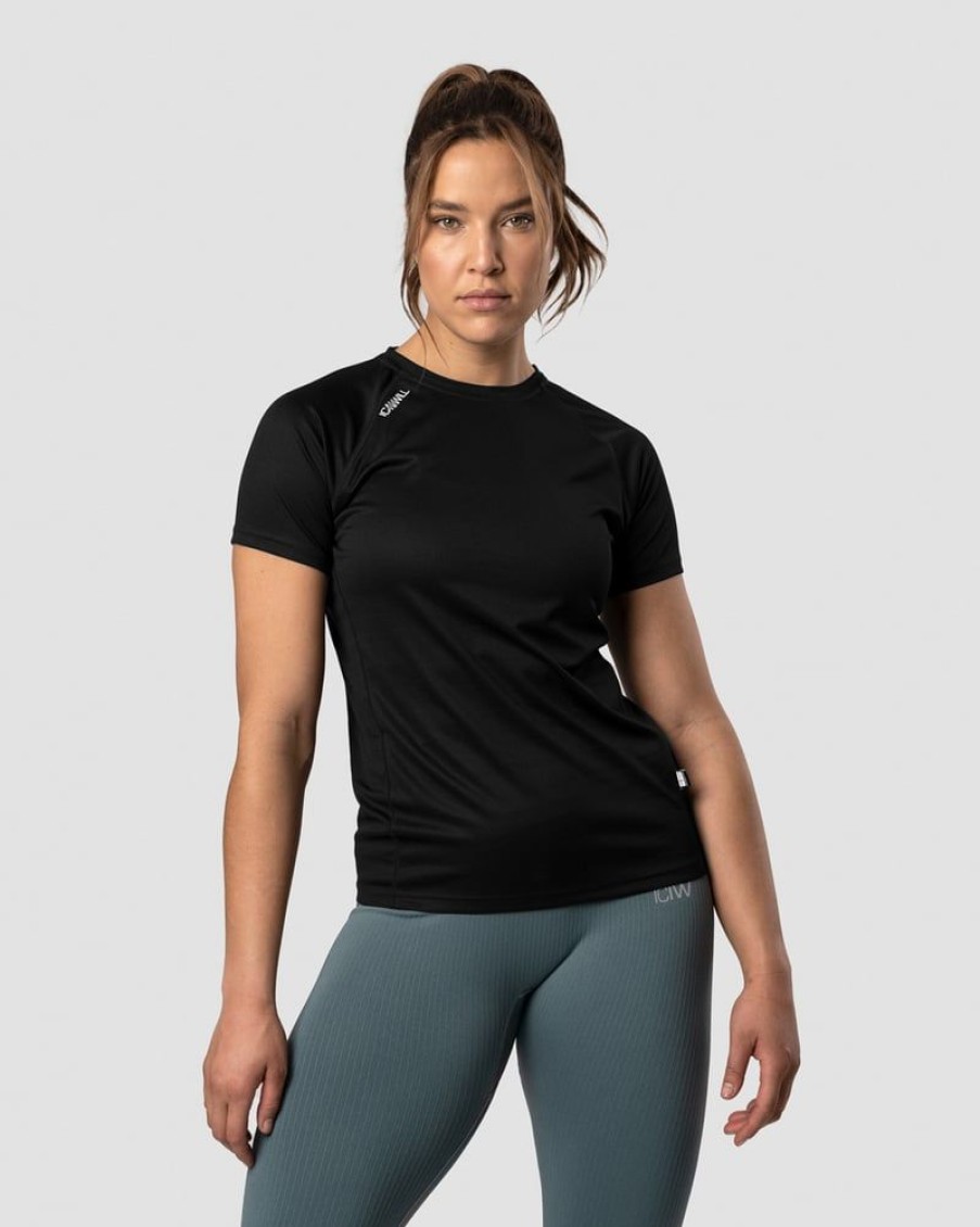 Dame ICIW T-Shirts | Mesh T-Shirt Black W