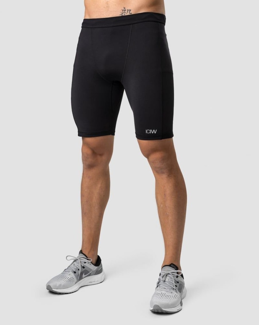 Herre ICIW Shorts | Mercury Short Tight Shorts Men Black