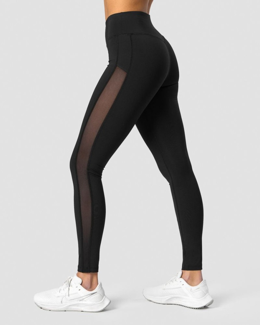 Dame ICIW Tights & Leggings | Revive Mesh Tights Wmn Black