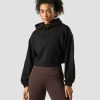 Dame ICIW Langermet | Stance Cropped Hoodie Wmn Black