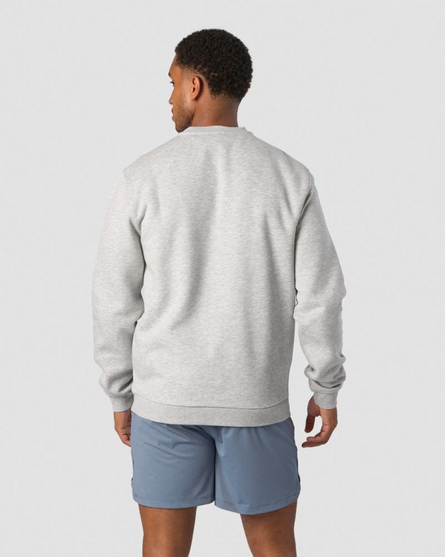 Herre ICIW Langermet | Everyday Crewneck Men Light Grey Melange