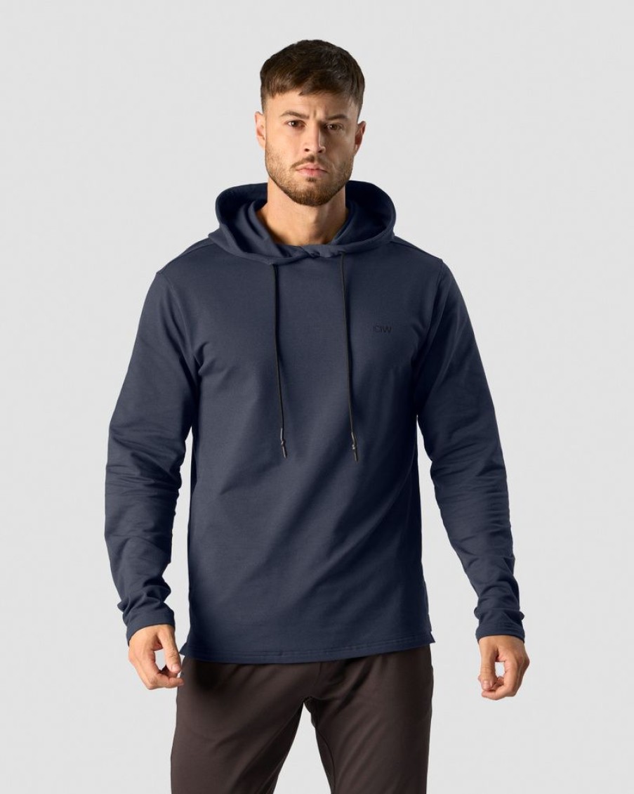 Herre ICIW Langermet | Stride Hoodie Men Navy