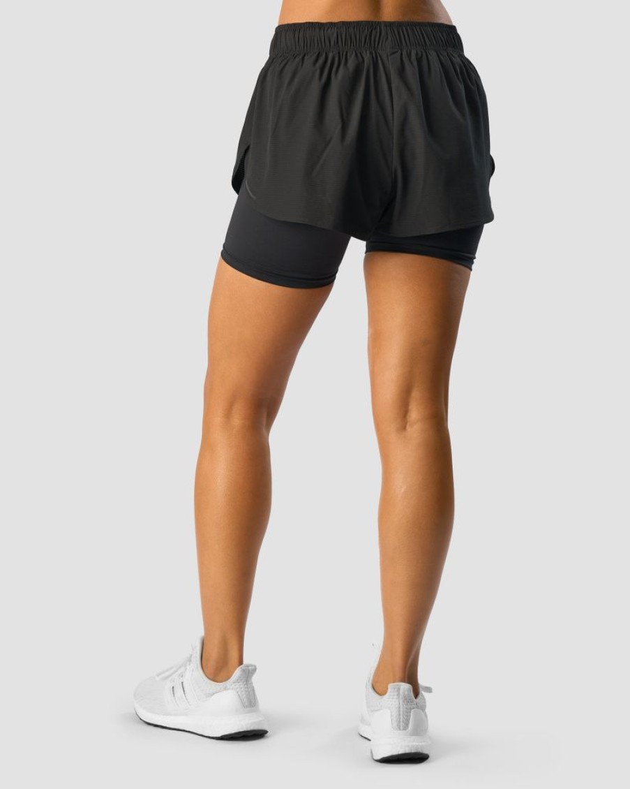 Dame ICIW Shorts | Charge 2-In-1 Shorts Wmn Black