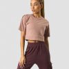 Dame ICIW T-Shirts | Stance Cropped T-Shirt Wmn Light Mauve