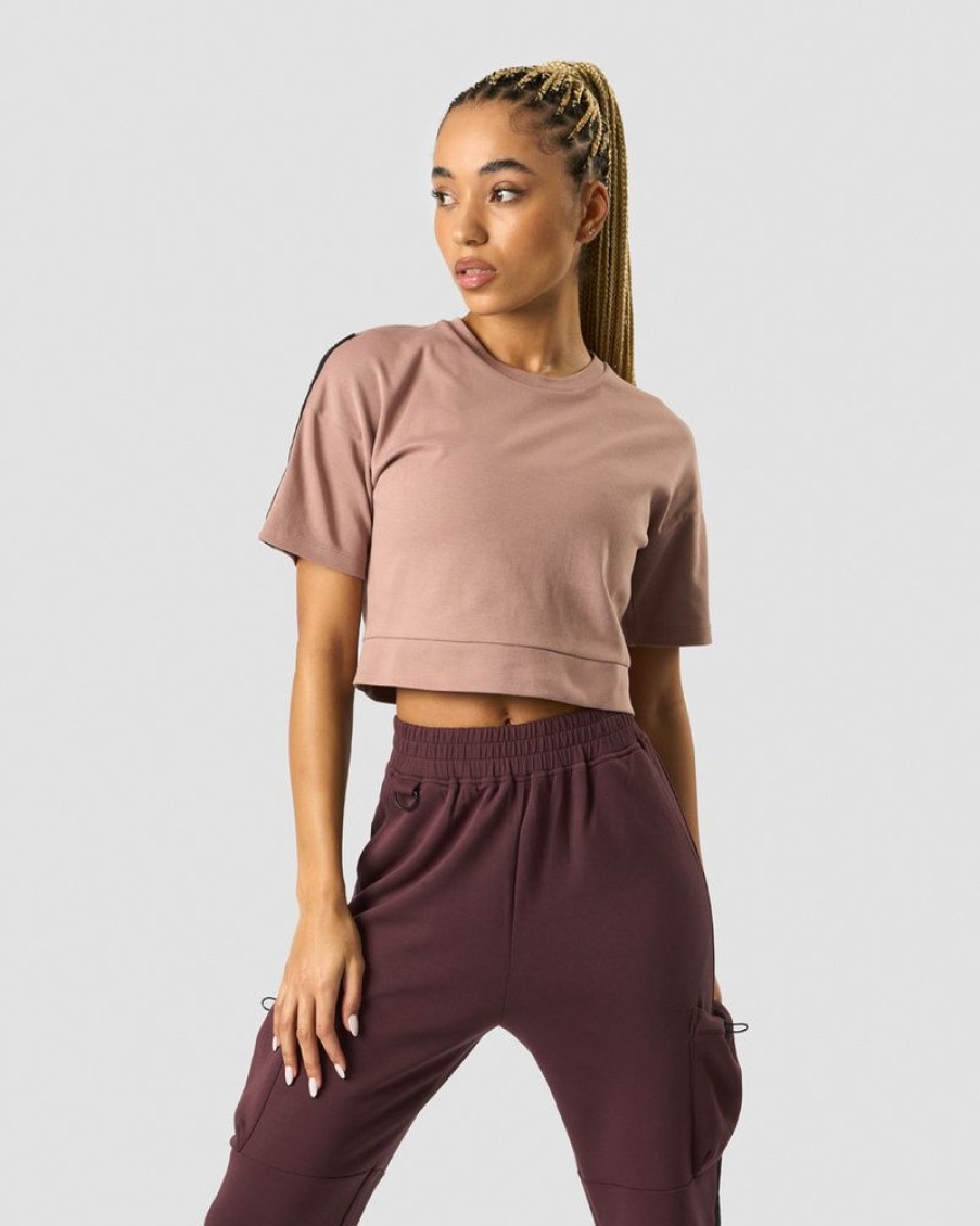 Dame ICIW T-Shirts | Stance Cropped T-Shirt Wmn Light Mauve