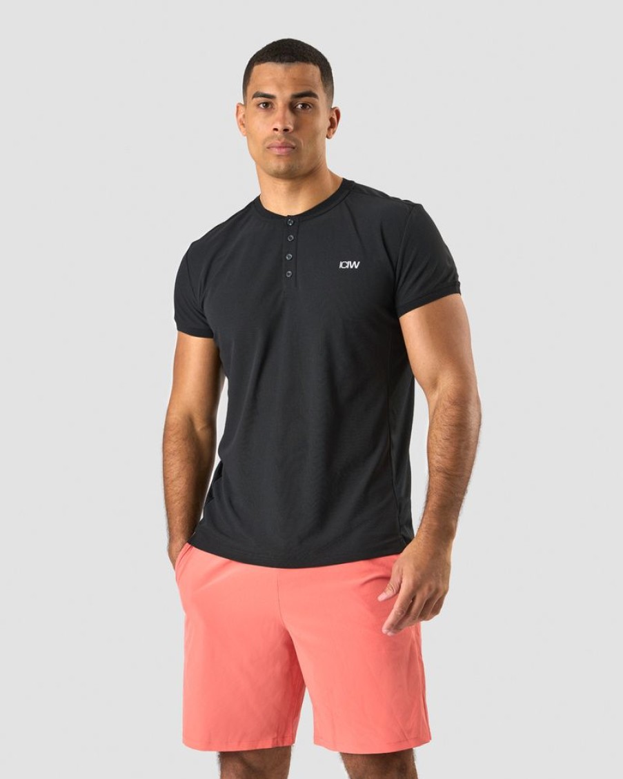 Herre ICIW T-Skjorter | Training Polo Black