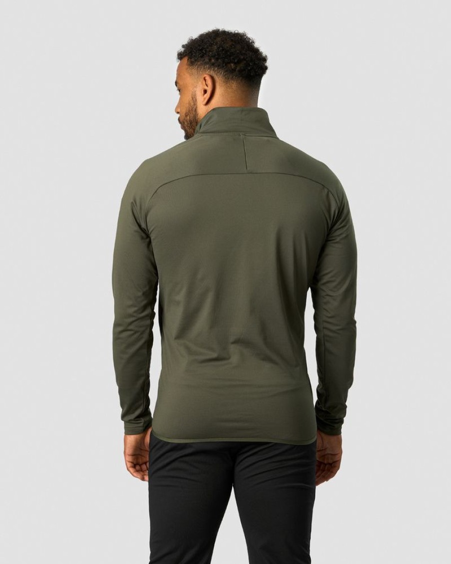 Herre ICIW Langermet | Ultimate Training 1/4 Zip Green