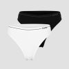 Dame ICIW Seamless | Everyday Seamless Thong 2-Pack Black/White