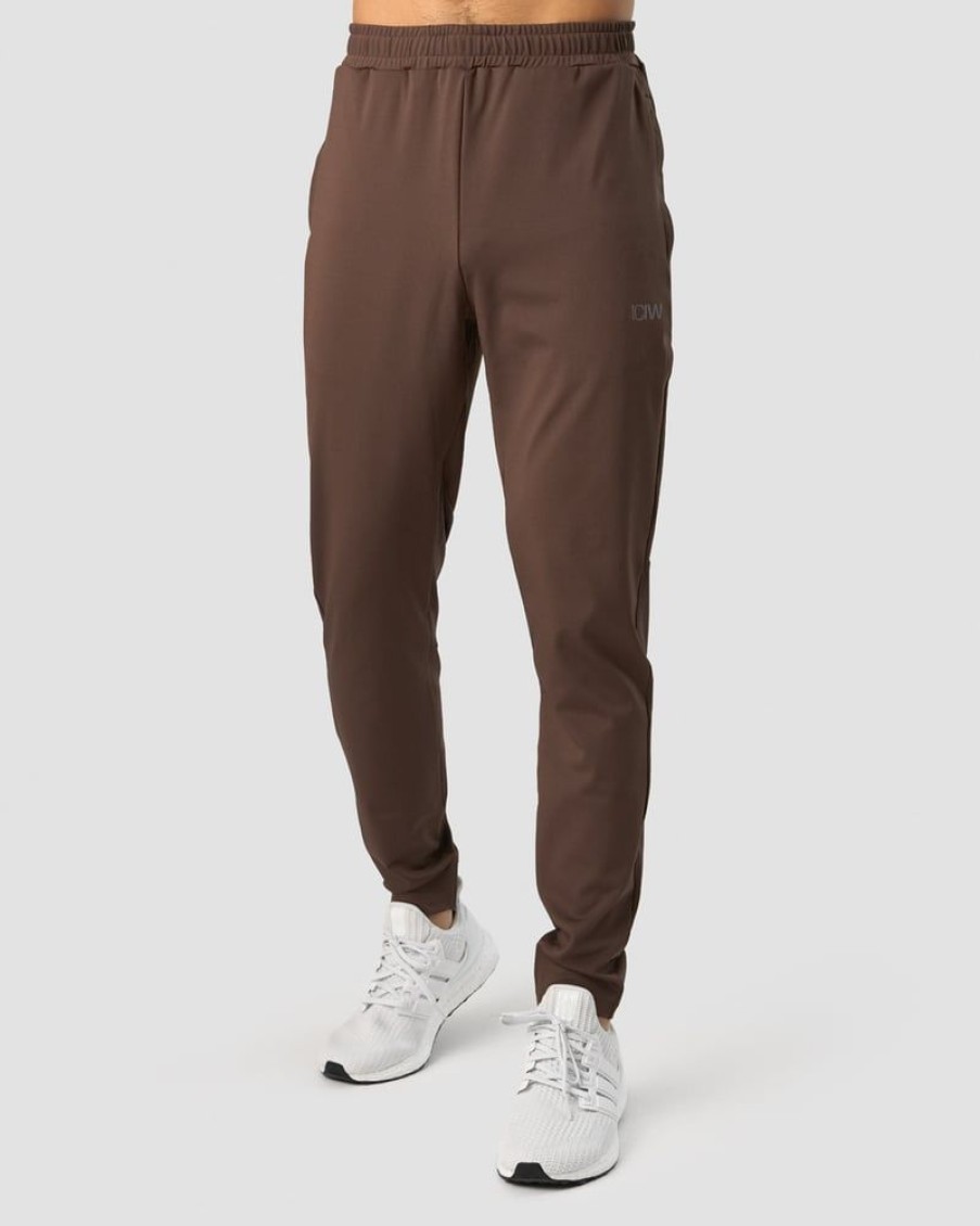 Herre ICIW Bukser | Stride Workout Pants Men Dark Brown