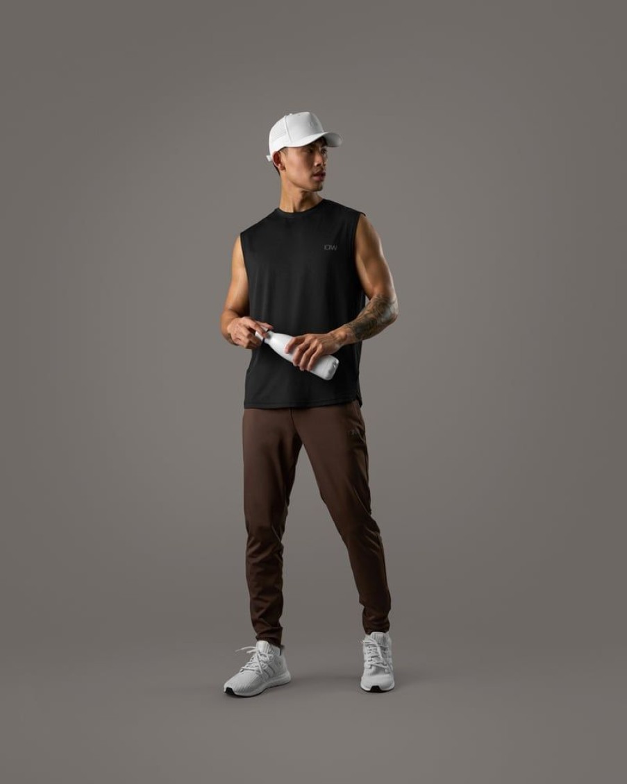 Herre ICIW Bukser | Stride Workout Pants Men Dark Brown