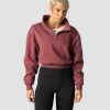 Dame ICIW Langermet | Nimble Cropped 1/4 Zip Wild Berry