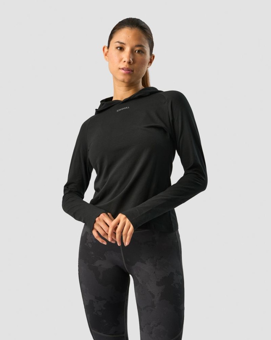 Dame ICIW Hoodie | Ultimate Training Long Sleeve Black