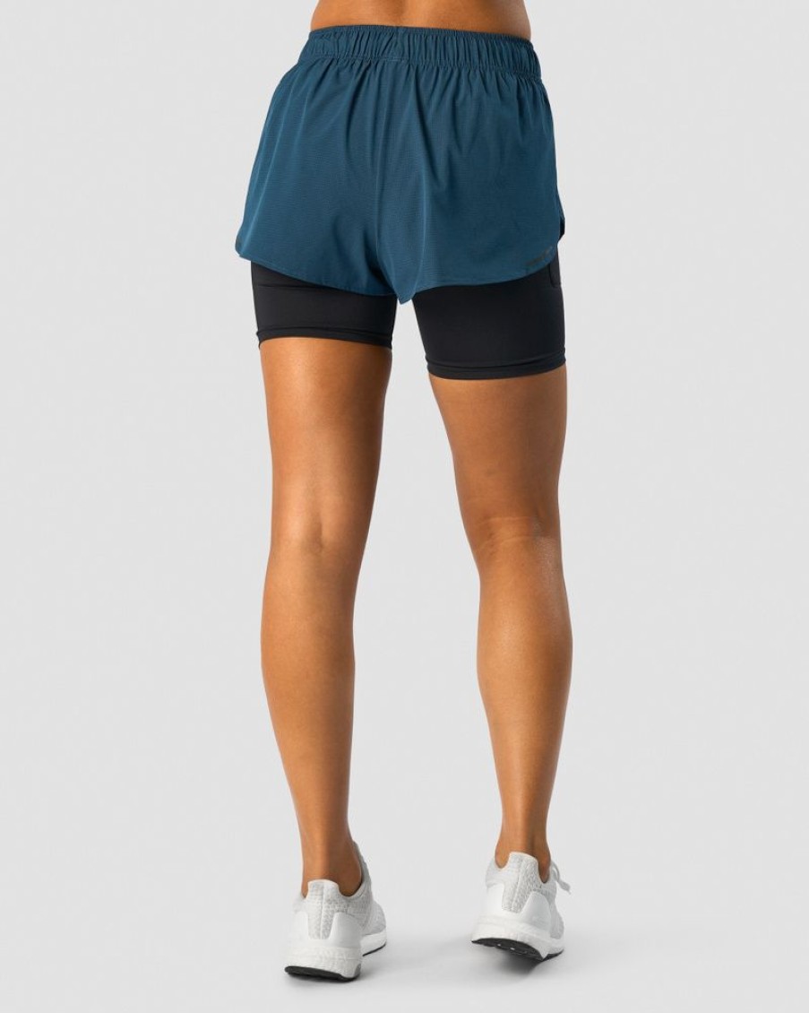 Dame ICIW Shorts | Charge 2-In-1 Shorts Wmn Teal